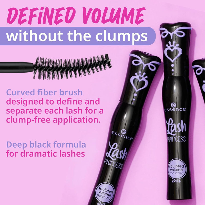 essence Cosmetics Ess. Lash Princess Sculpted Volume Mascara De Pestañas, Black