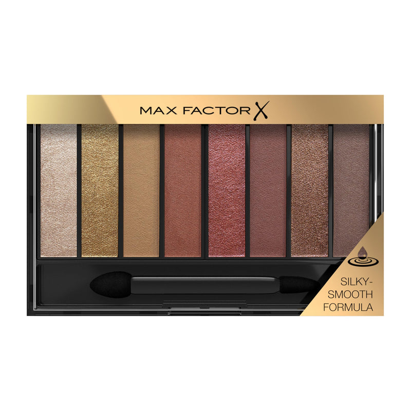 Max Factor Masterpiece Nude Palette, 8 Intense Colour Eyeshadows, Creamy Shadows, 3 Finish, Cappuccino Nudes
