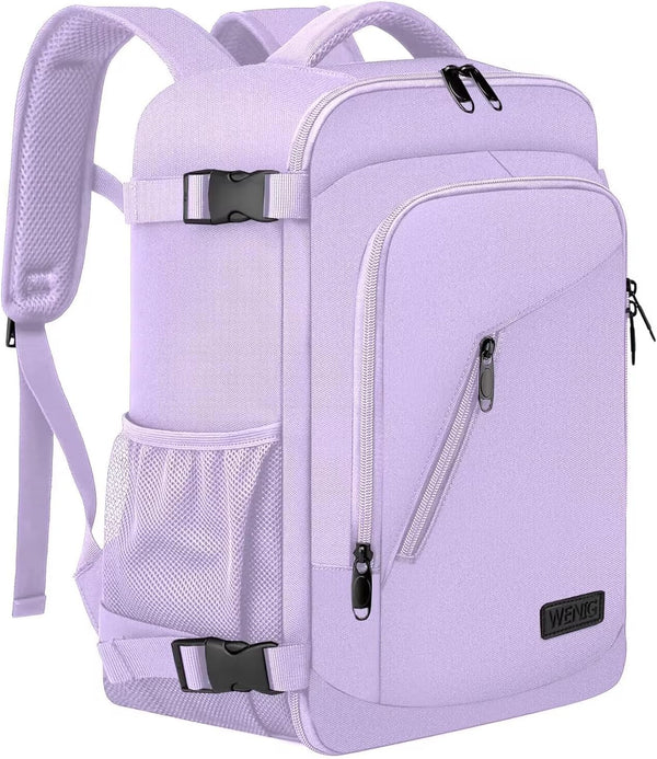 Luggage Cabin Backpack Travel Cabin Airplane Under Seat Hand Luggage Small Travel Bag, Light Purple, Vacation