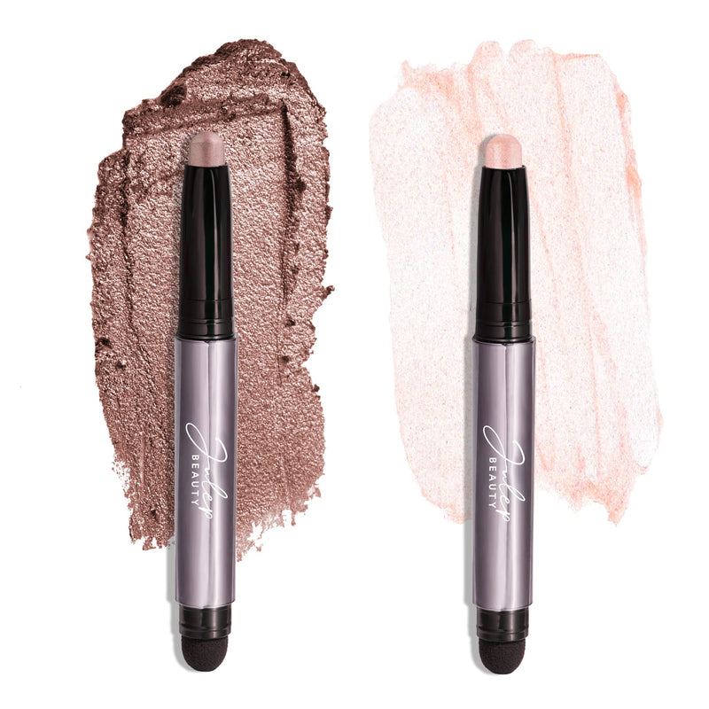 Julep Eyeshadow 101 Crème-to-Powder Eyeshadow Stick (Taupe Matte) Long-Lasting, Waterproof Eye Shadow - Blendable, Crease-Proof with Built-In Smudger