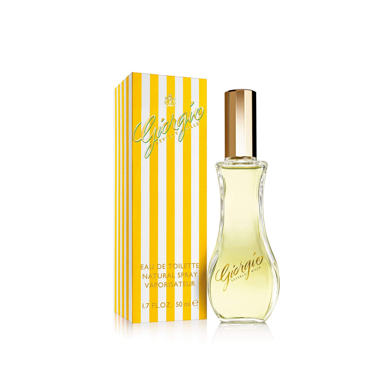 Giorgio Beverly Hills, Eau de Toilette pour Femme Senteur Florale, Spray vaporisateur, Parfum Vanille, Jasmin et Bergamote, Ingrédients Naturels, Eau de toilette de luxe