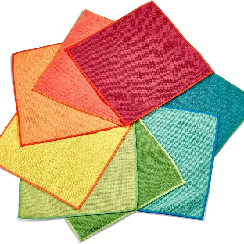 Spontex Microfibre Collection | Multi-Purpose Microfibre | 8 Microfibre Cleaning Cloths