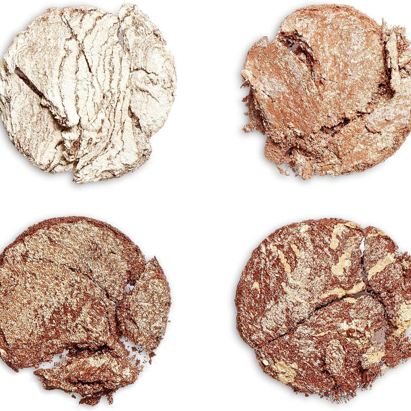 Makeup Revolution Cheek Kit Powder, Bright, Don't Hold Back, 4 Shades, 8.8 g