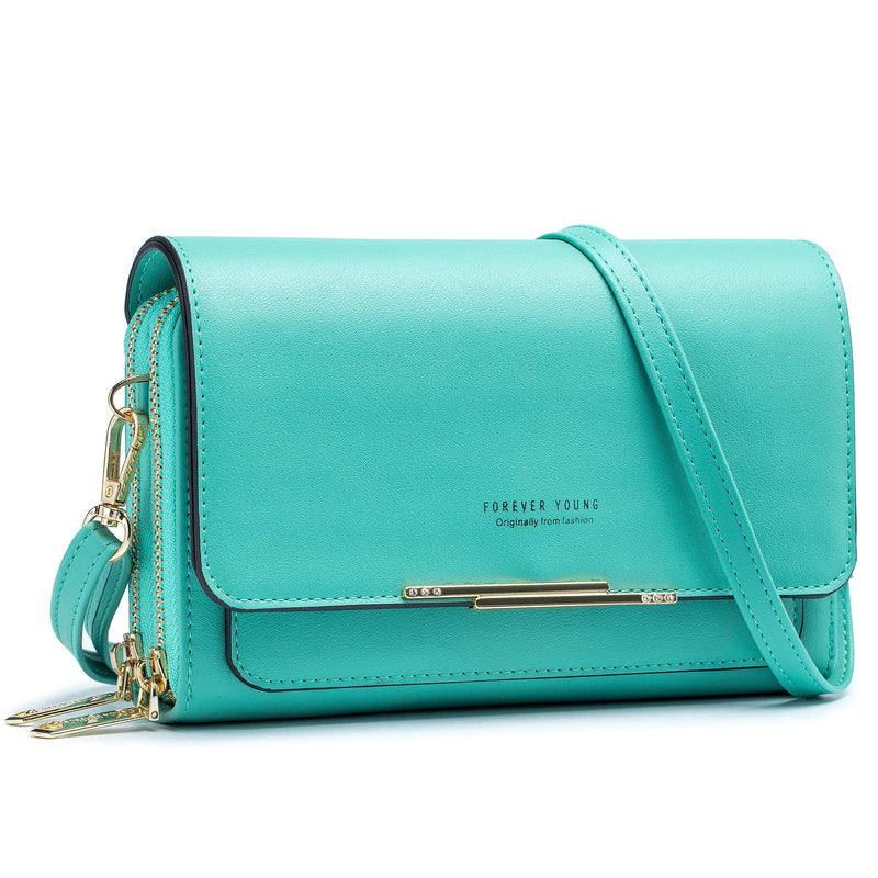 Roulens Sac Téléphone Portable Femme - Petit Sac Bandoulière Femme - Sac à Bandoulière Femme en Cuir PU - Sac À Bandoulière Petit avec Réglables Bandoulière