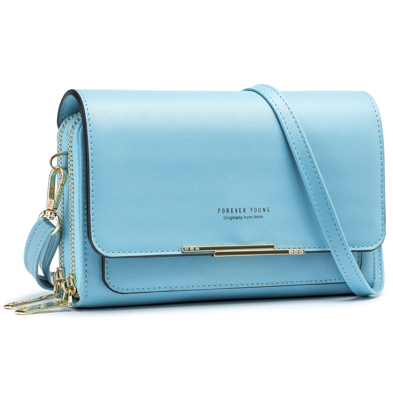 Roulens Sac Téléphone Portable Femme - Petit Sac Bandoulière Femme - Sac à Bandoulière Femme en Cuir PU - Sac À Bandoulière Petit avec Réglables Bandoulière