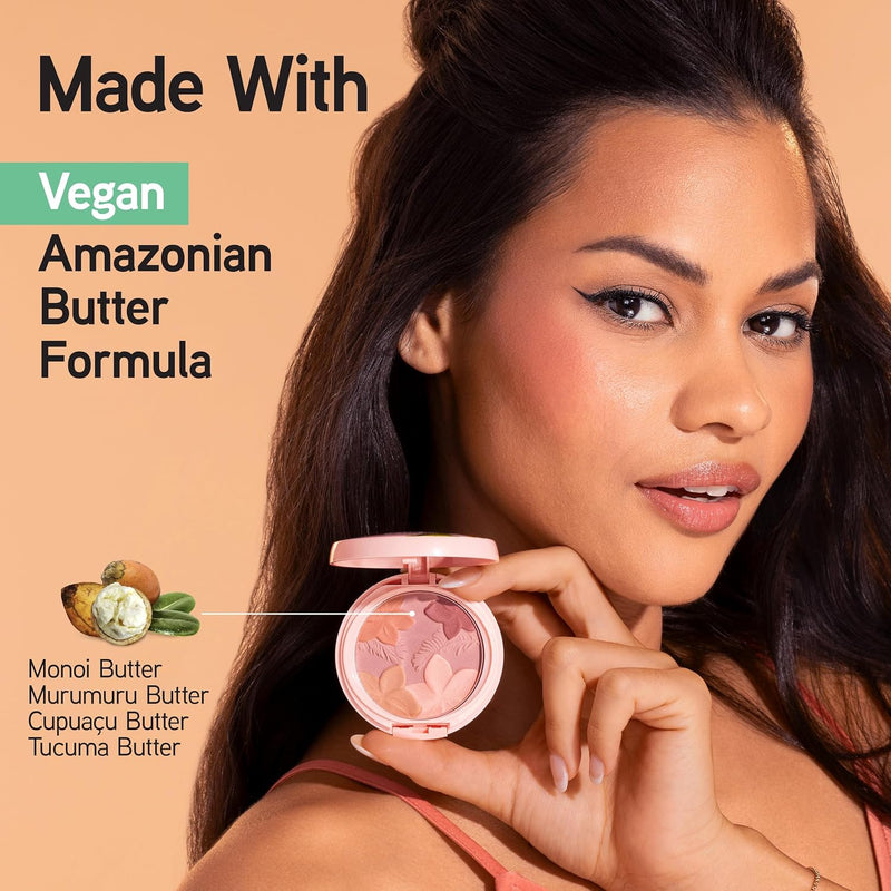 Physicians Formula, Matte Monoi Butter Blush Powder, Waterproof Face Blusher, Nourishing Formula with Murumuru, Cupuacu, Tucuma, and Tahitian Butter Monoi, Matte Finish, Mauvy Mattes