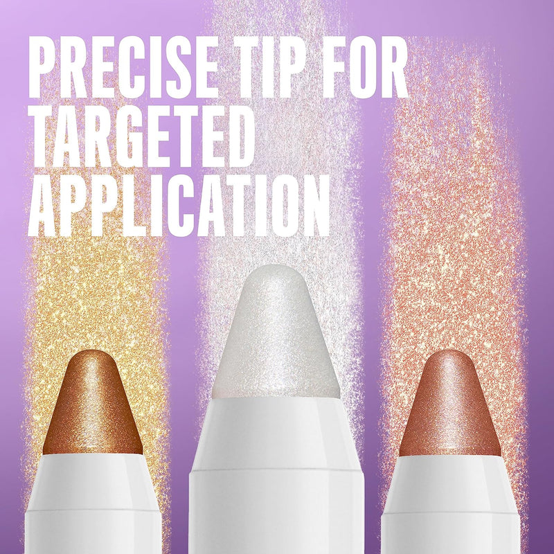 NYX Professional Makeup Multi-Use Brightening Face Pencil, Creamy Texture with Jojoba Oil and Shine Finish, Jumbo Highlighter Stick, Vanilla Ice Cream Shade