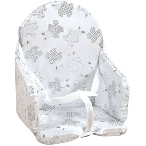Coussin Chaise Haute Sangles Lapin Pyjama - Looping