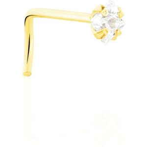 Histoire d'Or Piercing De Nez Fethi Serti Griffe Or Jaune Oxyde De Zirconium