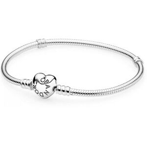 Bracelet Maille Serpent Fermoir C?ur Pandora Moments 18 cm female