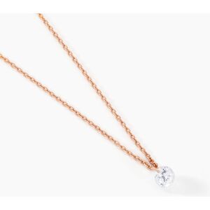 Histoire d'Or Collier Constantin Argent Rose Oxyde De Zirconium