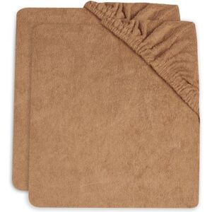 Jollein Lot de 2 housses de matelas à langer en éponge Biscuit (50 x 70 cm)
