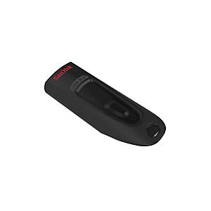 SanDisk Ultra, 512 Go, USB Type-A, 3.2 Gen 1 (3.1 Gen 1), 100 Mo/s, Slide, Noir SDCZ48-512G-G46