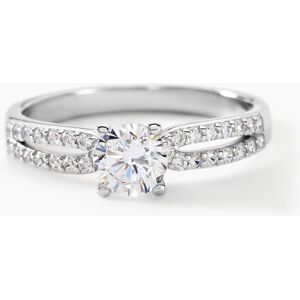 Histoire d'Or Bague Solitaire Solitea Argent Blanc Oxyde De Zirconium