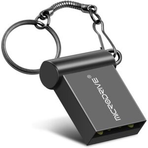 MicroDrive 64 Go USB 2.0 Métal Mini USB Flash Drives U Disk (Noir)