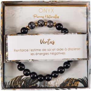 Bracelet pierres naturelles - Onyx STELLA